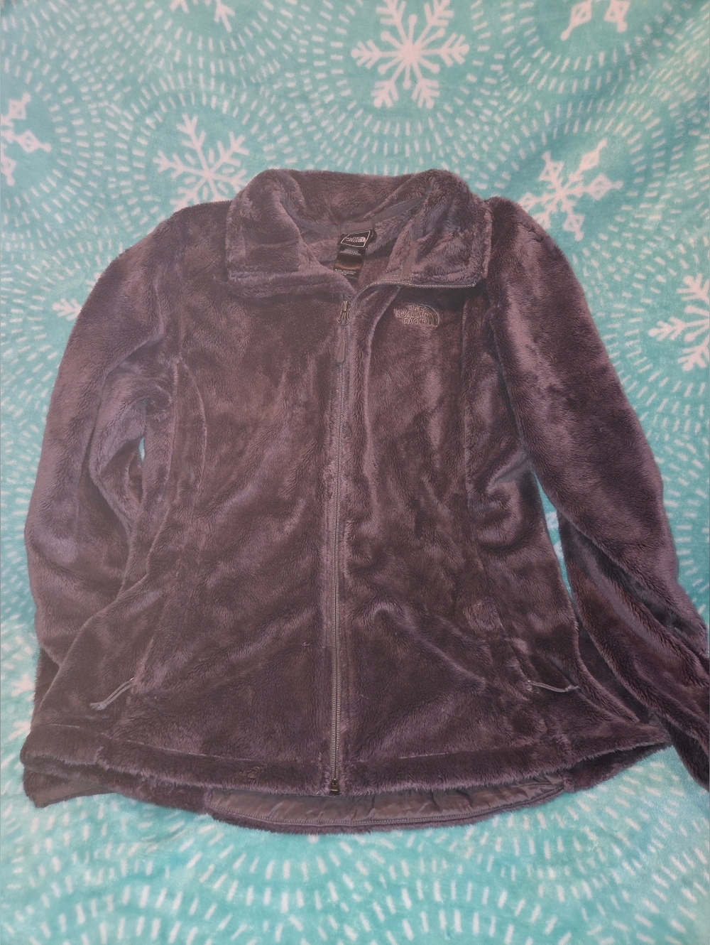 The North Face Osito Plush Full-Zip Fleece Jacket - Medium Grayish Purple